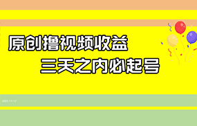 最新撸西瓜视频收益，不用自己写文案，三天之内必起号！