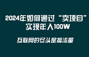 2024年 做项目不如‘卖项目’更快更直接！年入100万