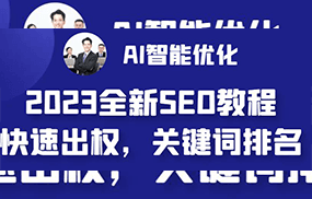 2023最新网站AI智能优化SEO教程，简单快速出权重，AI自动写文章+AI绘画配图