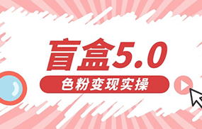 盲盒交友变现5.0（色粉变现）日入500+