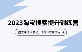 2023淘宝搜索-提升训练营，搜索-递增标准化，动销标准化流程