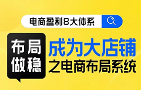 八大体系布局篇·布局做稳，成为大店的电商布局线上课