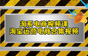 淘系电商视频课，淘宝运营电商合集视频