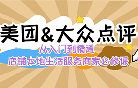 美团+大众点评 从入门到精通：店铺本地生活 流量提升 店铺运营 推广秘术 评价管理